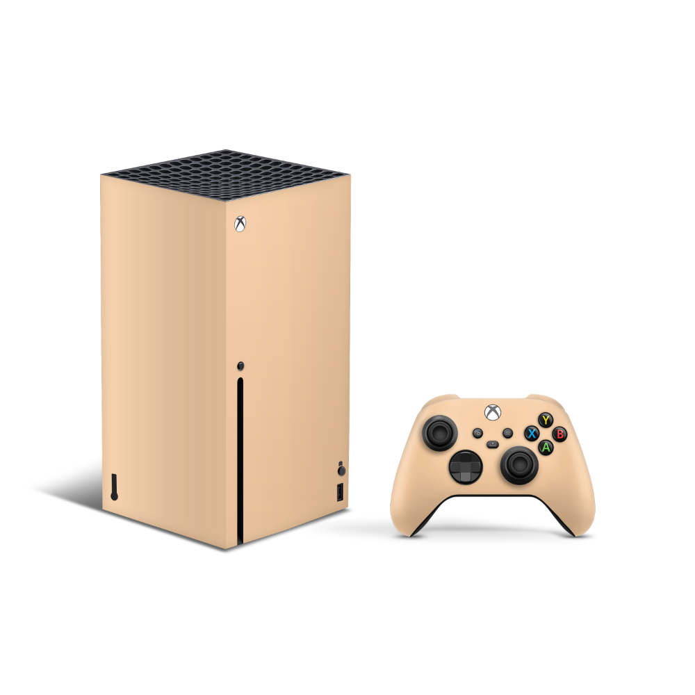 Creme Orange Xbox Series X Decal Skin