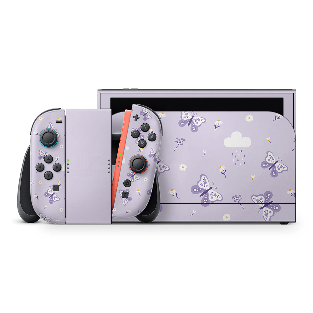 Butterfly Dreams Nintendo Switch 2 Decal Skin