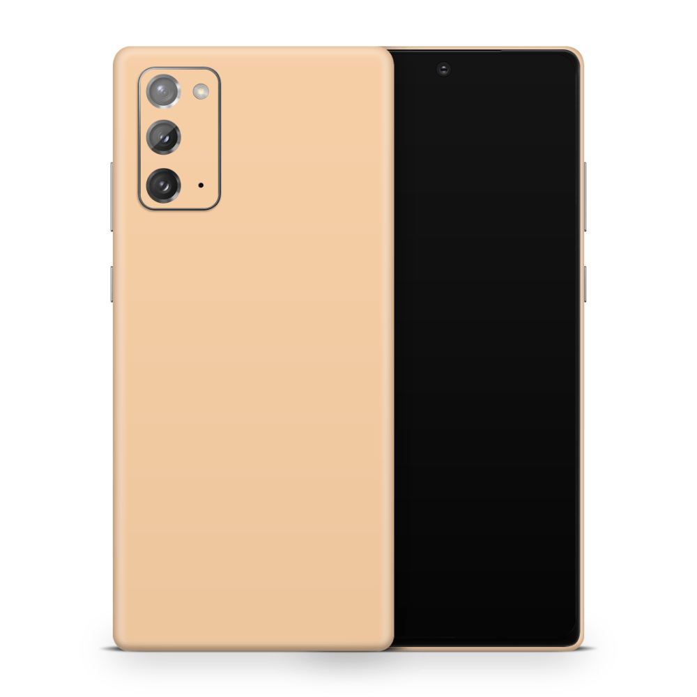 Creme Orange Samsung Galaxy Note Decal Skins