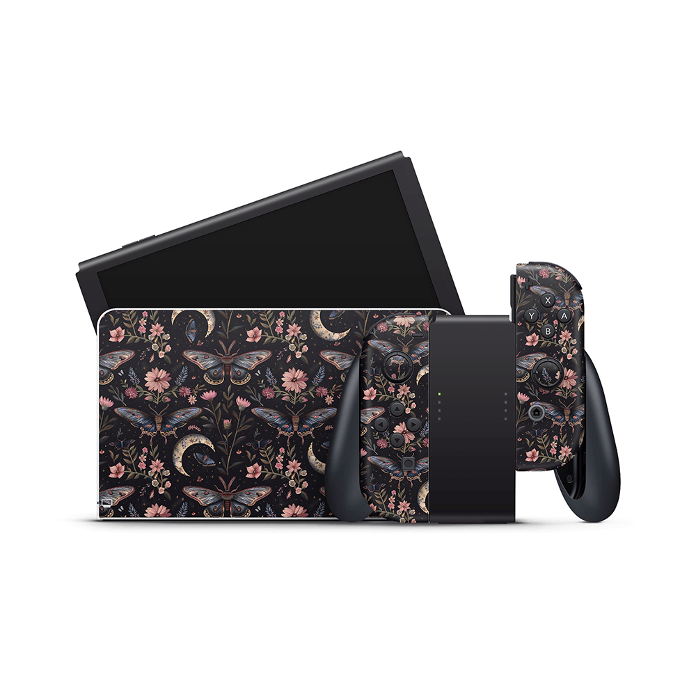 Boho Botanical Nintendo Switch OLED Decal Skin