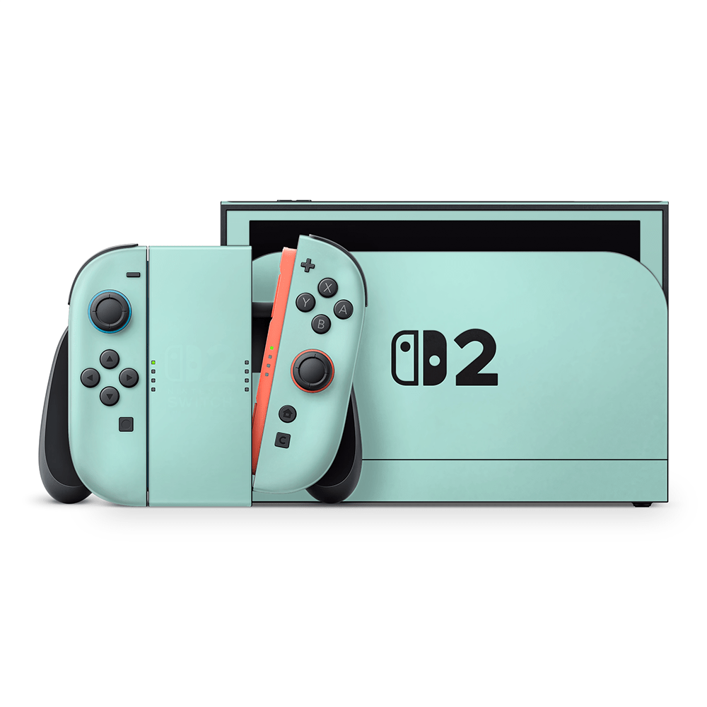 Cool Mint Nintendo Switch 2 Decal Skin