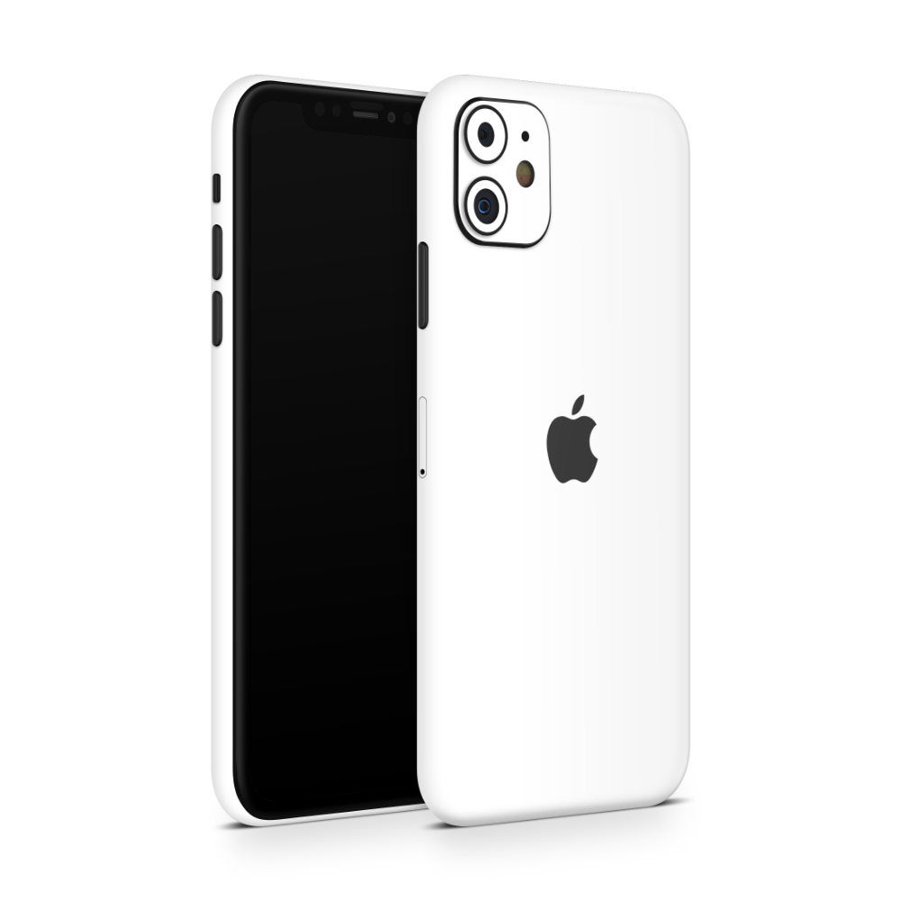 Crisp White Apple iPhone Decal Skins
