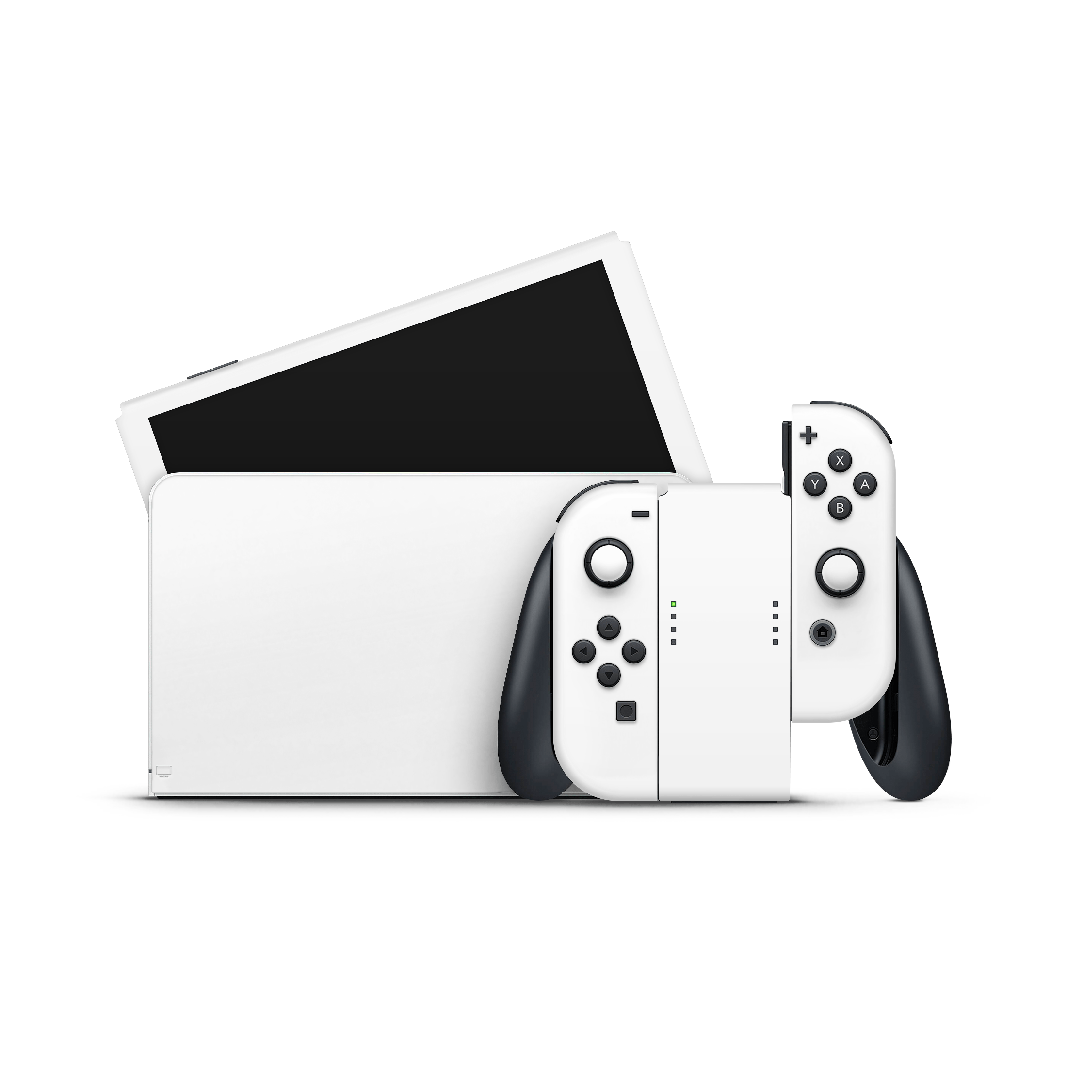 Crisp White Nintendo Switch OLED Decal Skin