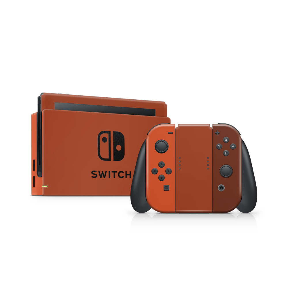 Burnt Orange Nintendo Switch Decal Skin