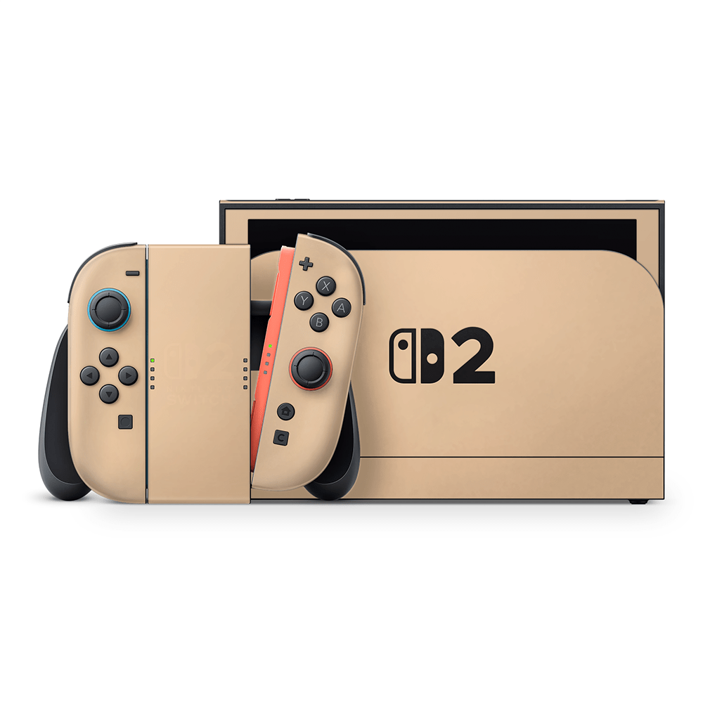 Creme Orange Nintendo Switch 2 Decal Skin