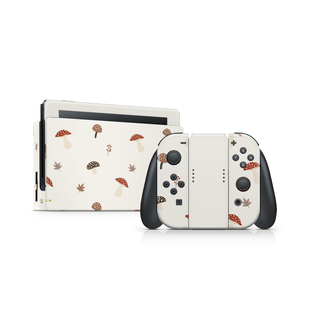 Autumn Mushies Nintendo Switch Decal Skin