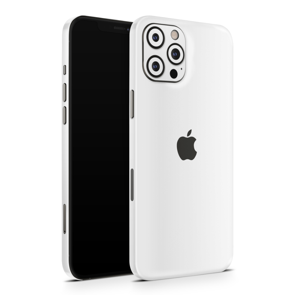 Crisp White Apple iPhone Decal Skins