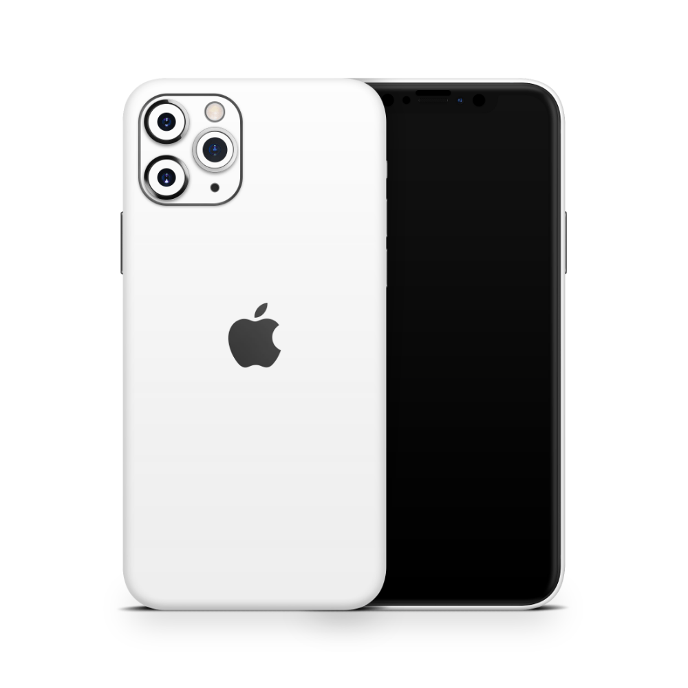 Crisp White Apple iPhone Decal Skins