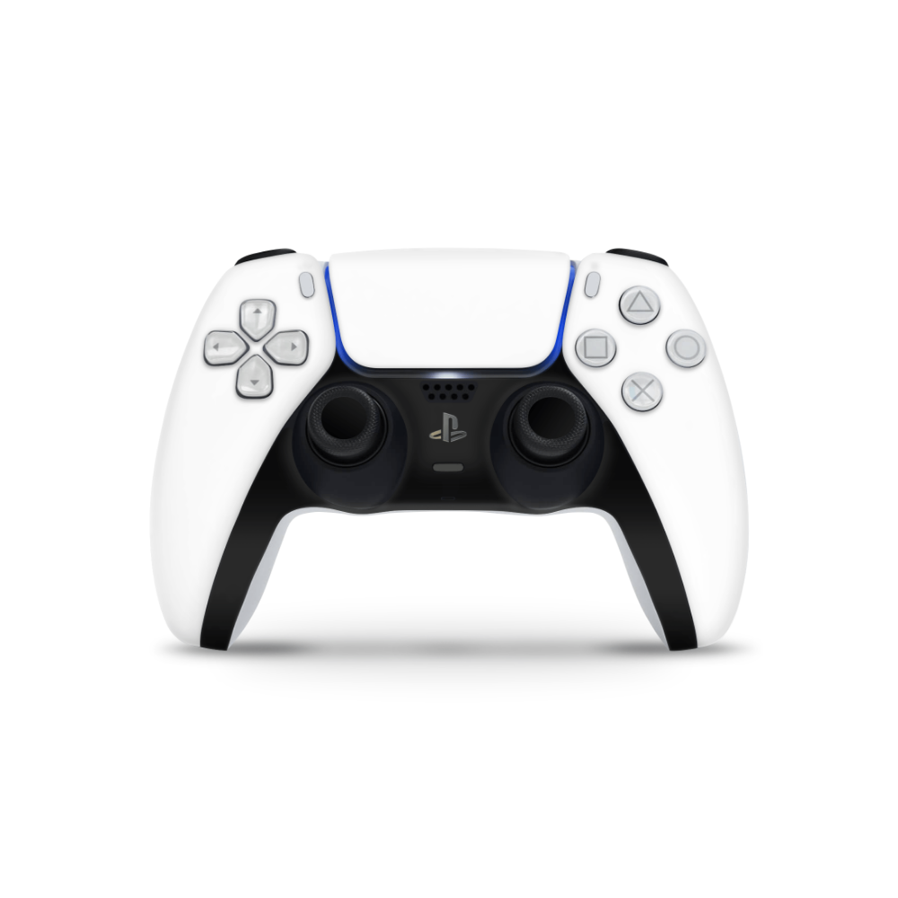 Crisp White PS5 Controller Decal Skin