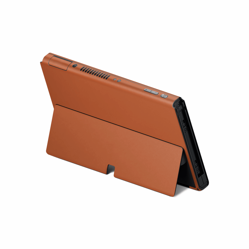Burnt Orange Nintendo Switch OLED Decal Skin