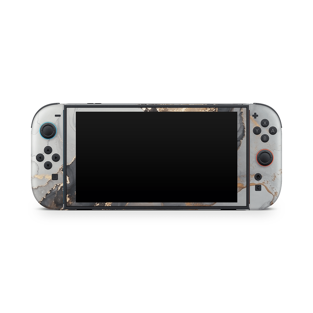 Black Marble Nintendo Switch 2 Decal Skin