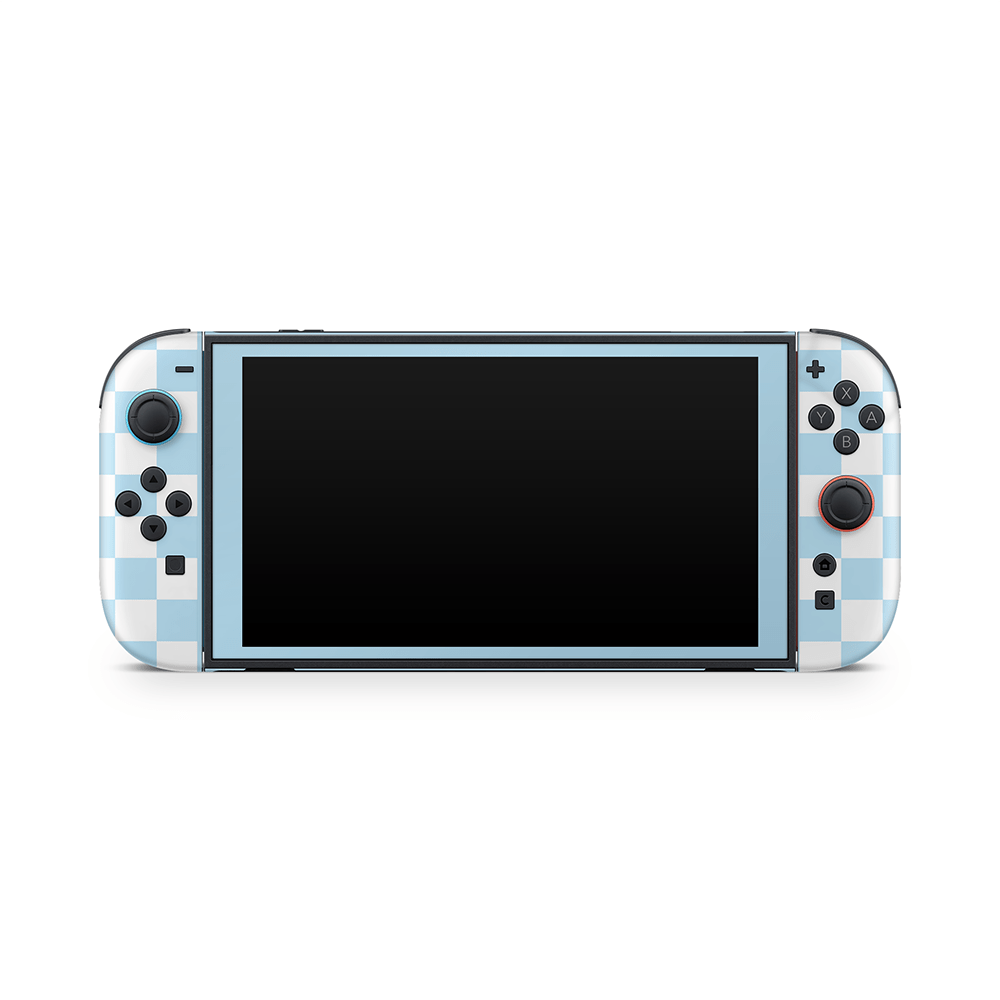 Blueberry Checkered Nintendo Switch 2 Decal Skin