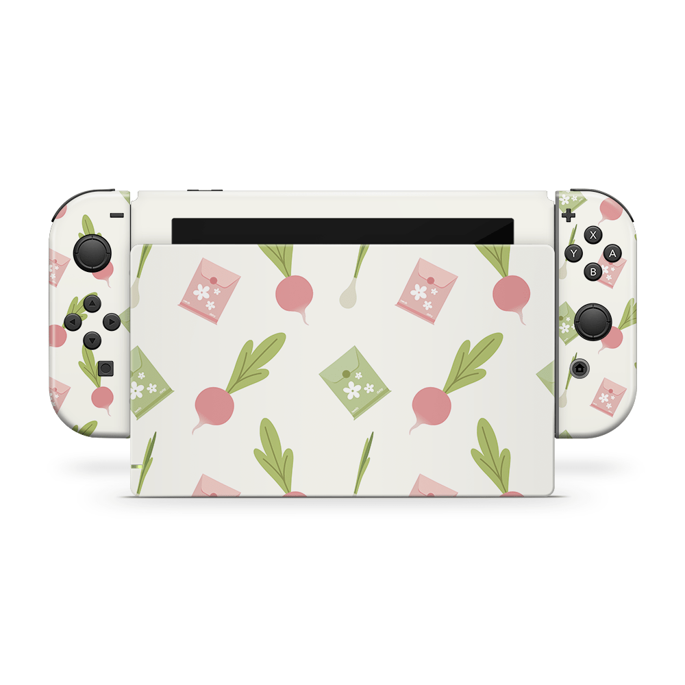 Budding Sprouts Nintendo Switch Decal Skin