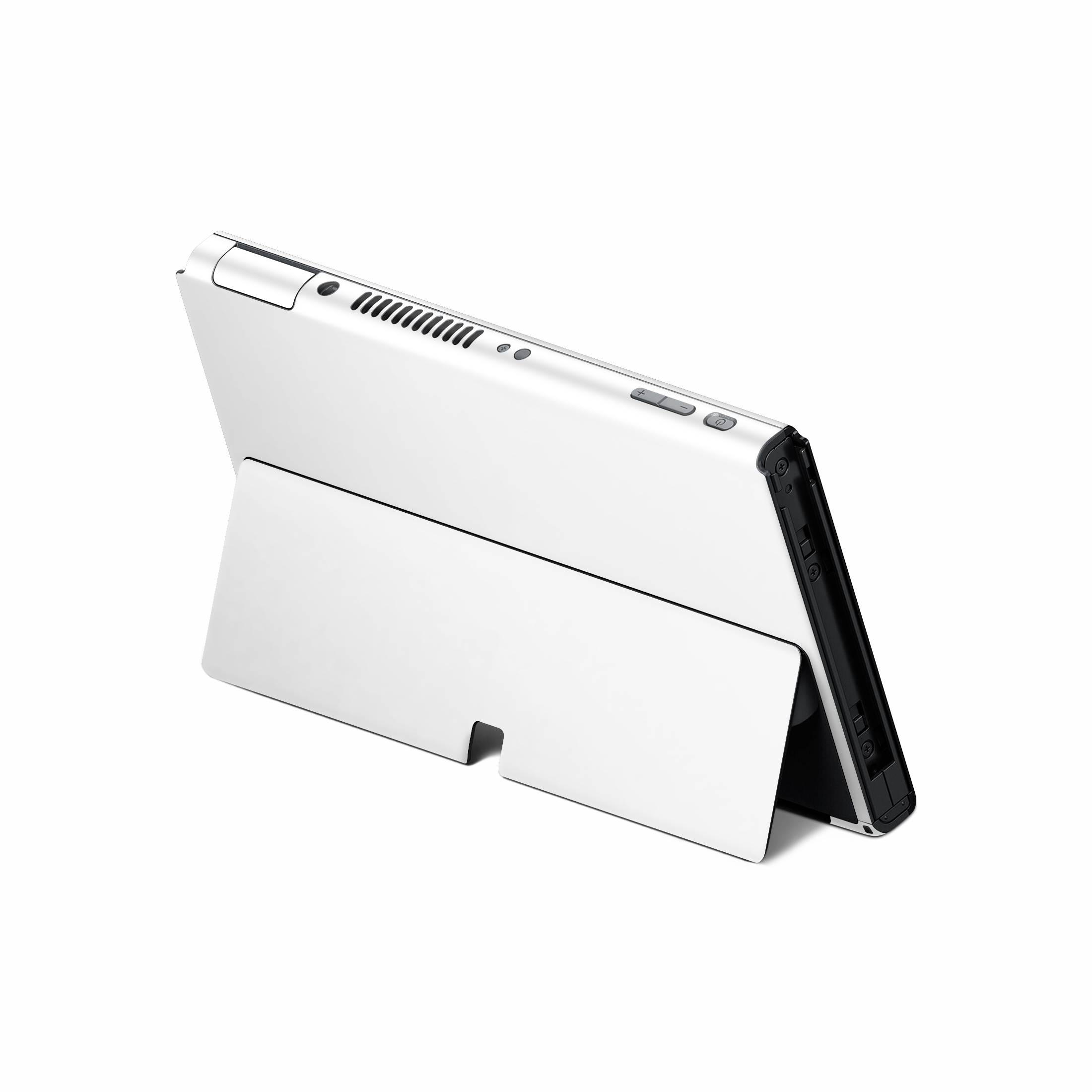 Crisp White Nintendo Switch OLED Decal Skin