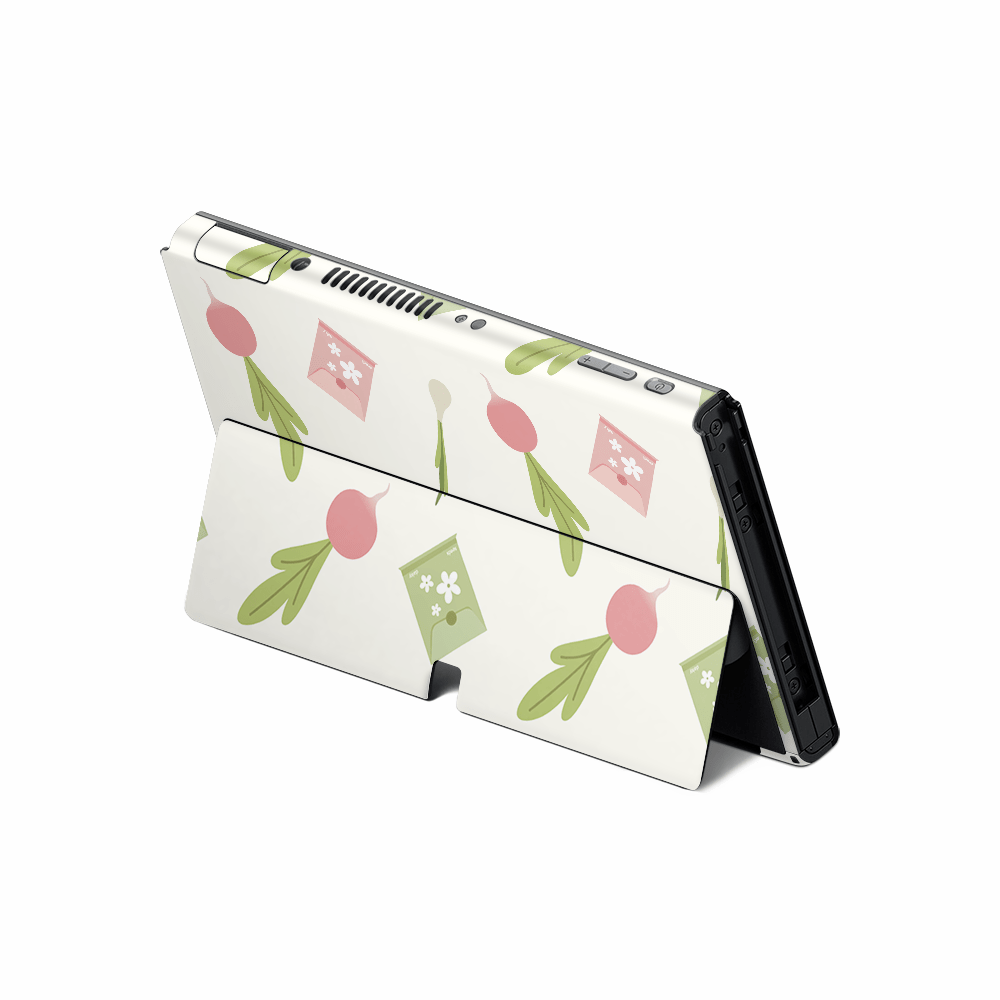 Budding Sprouts Nintendo Switch OLED Decal Skin