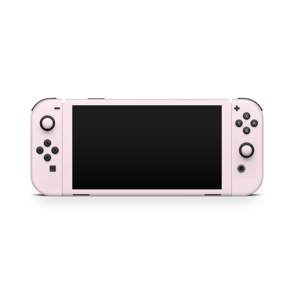 Baby Pink Nintendo Switch OLED Decal Skin