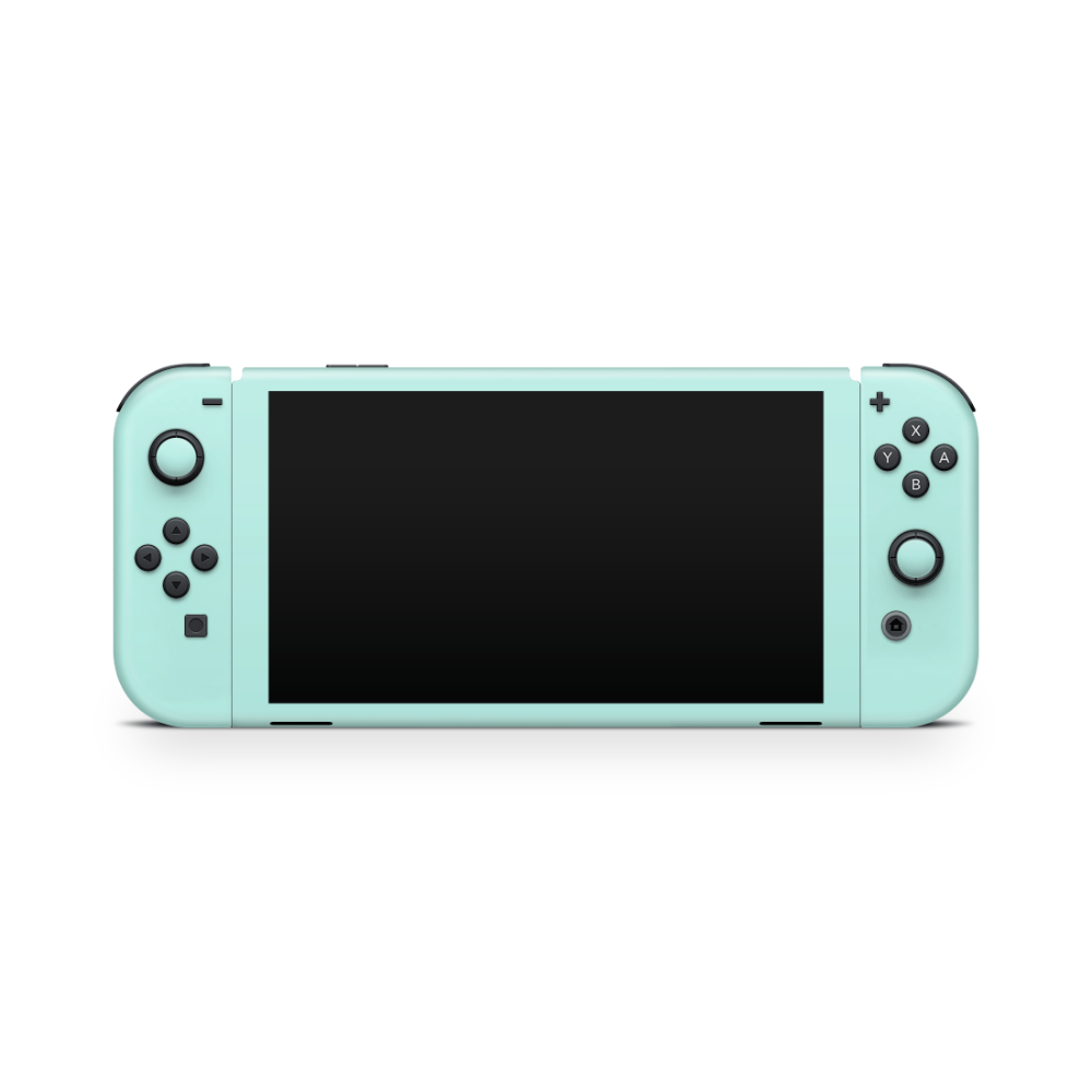 Cool Mint Nintendo Switch OLED Decal Skin