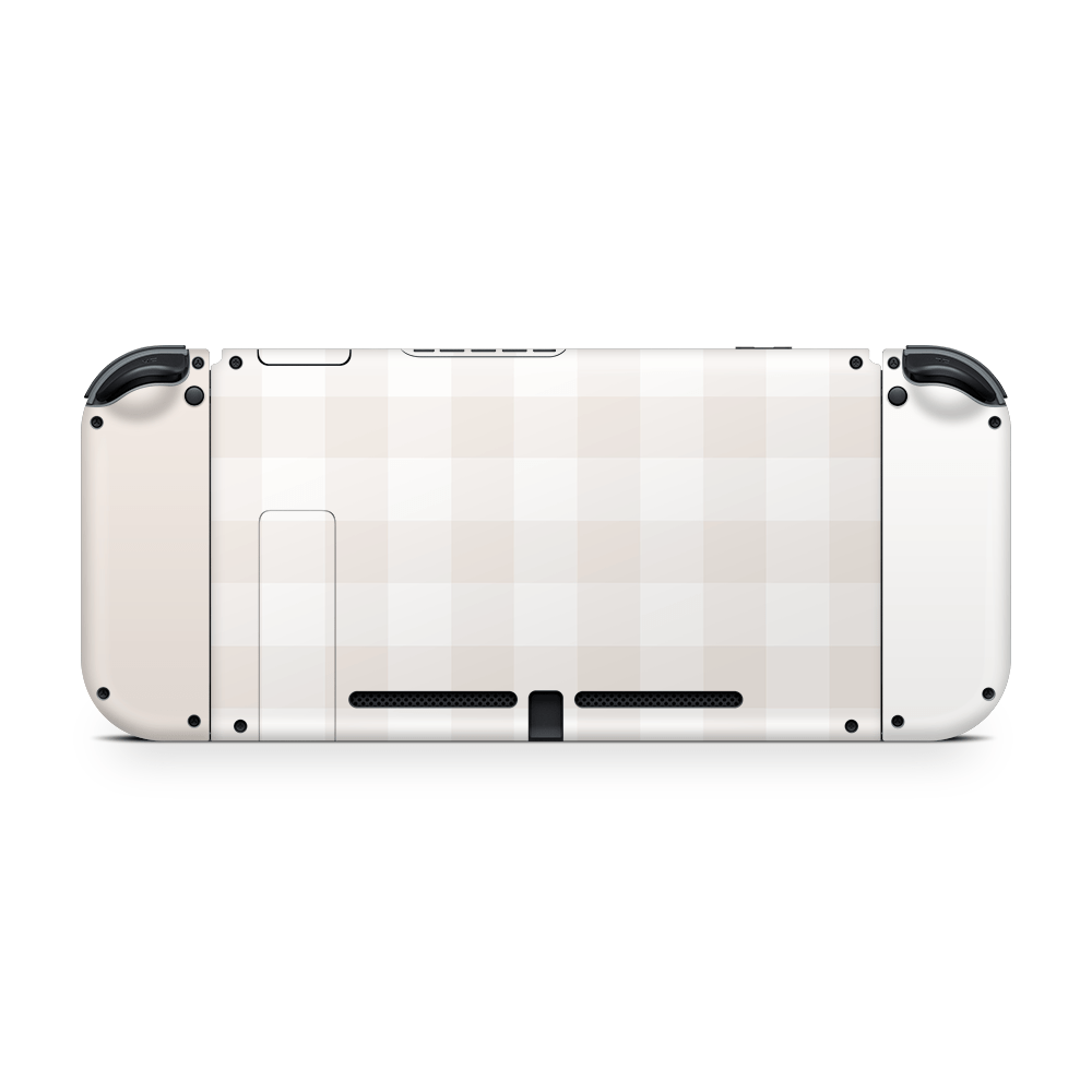 Beige Linen Nintendo Switch Decal Skin