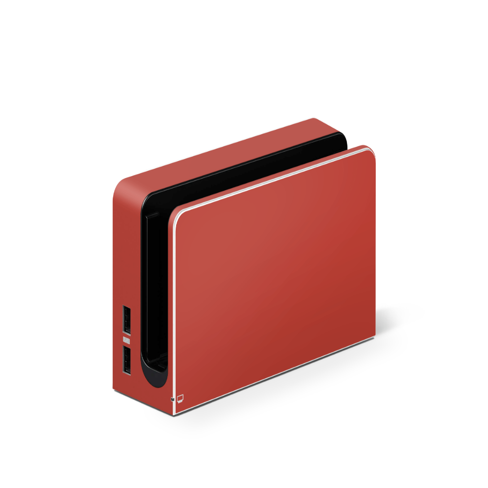 Cherry Red Nintendo Switch OLED Decal Skin