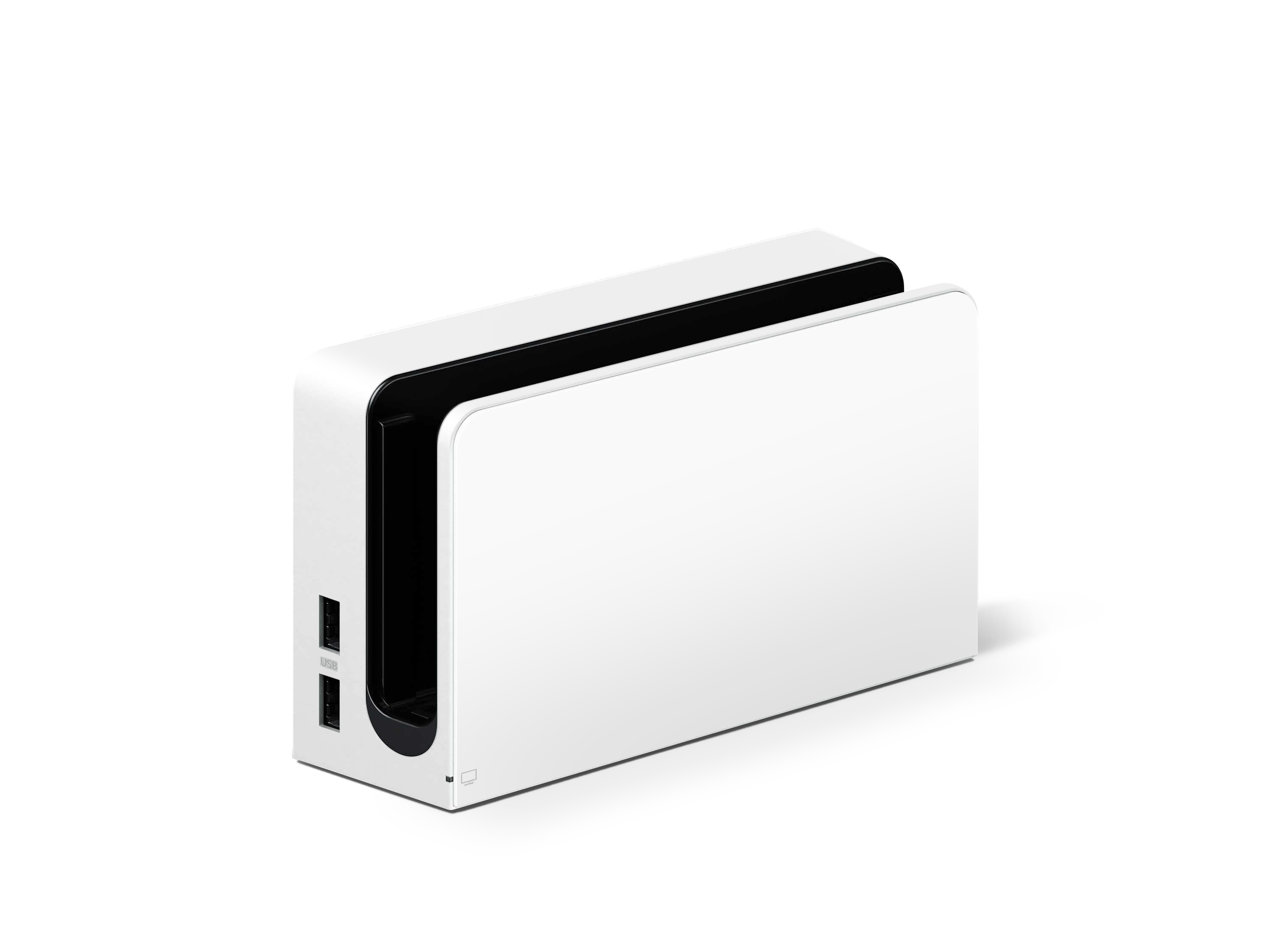 Crisp White Nintendo Switch OLED Decal Skin