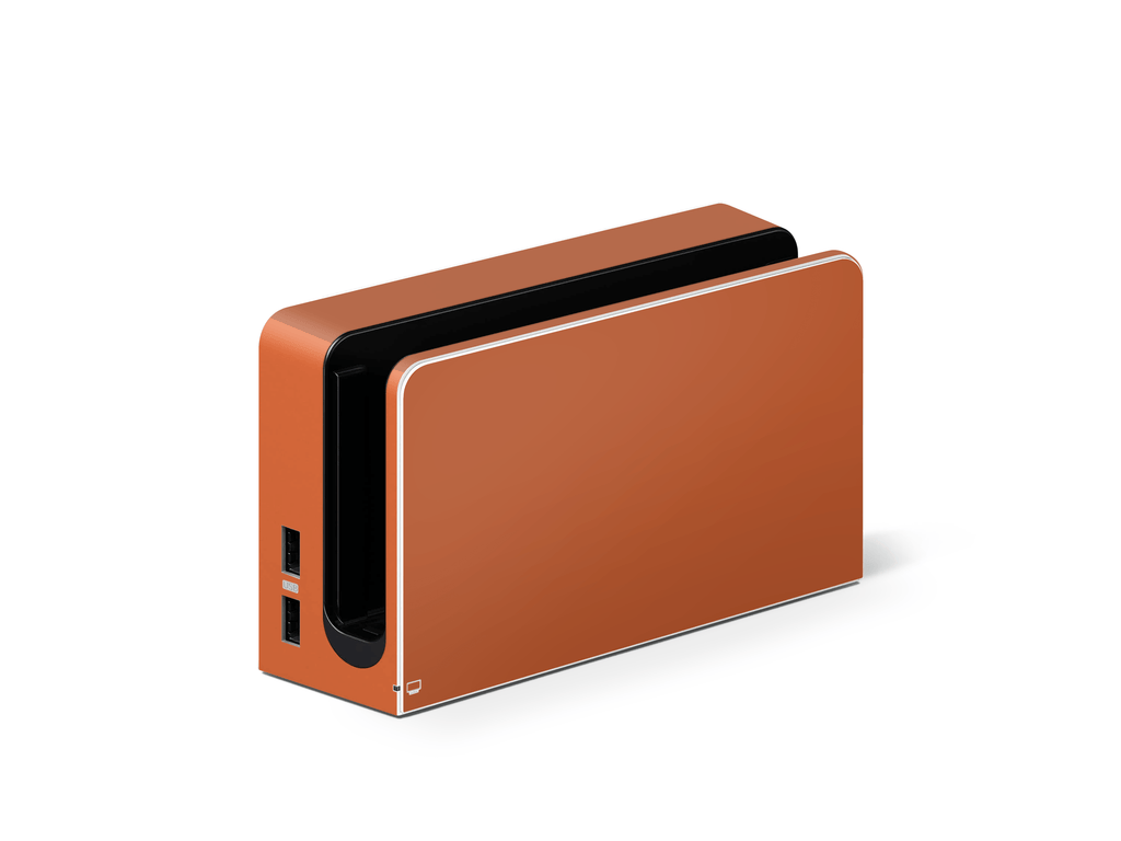 Burnt Orange Nintendo Switch OLED Decal Skin