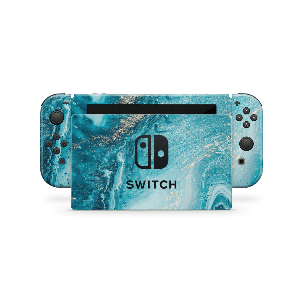 Aqua Beach Nintendo Switch Decal Skin