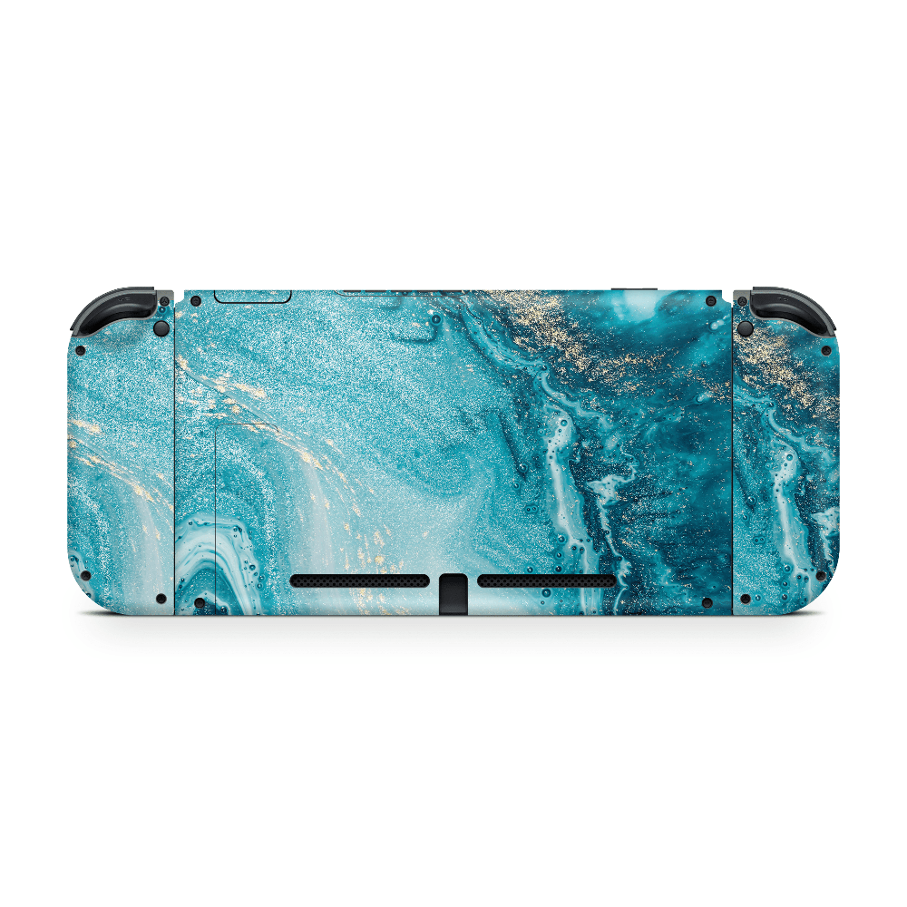 Aqua Beach Nintendo Switch Decal Skin