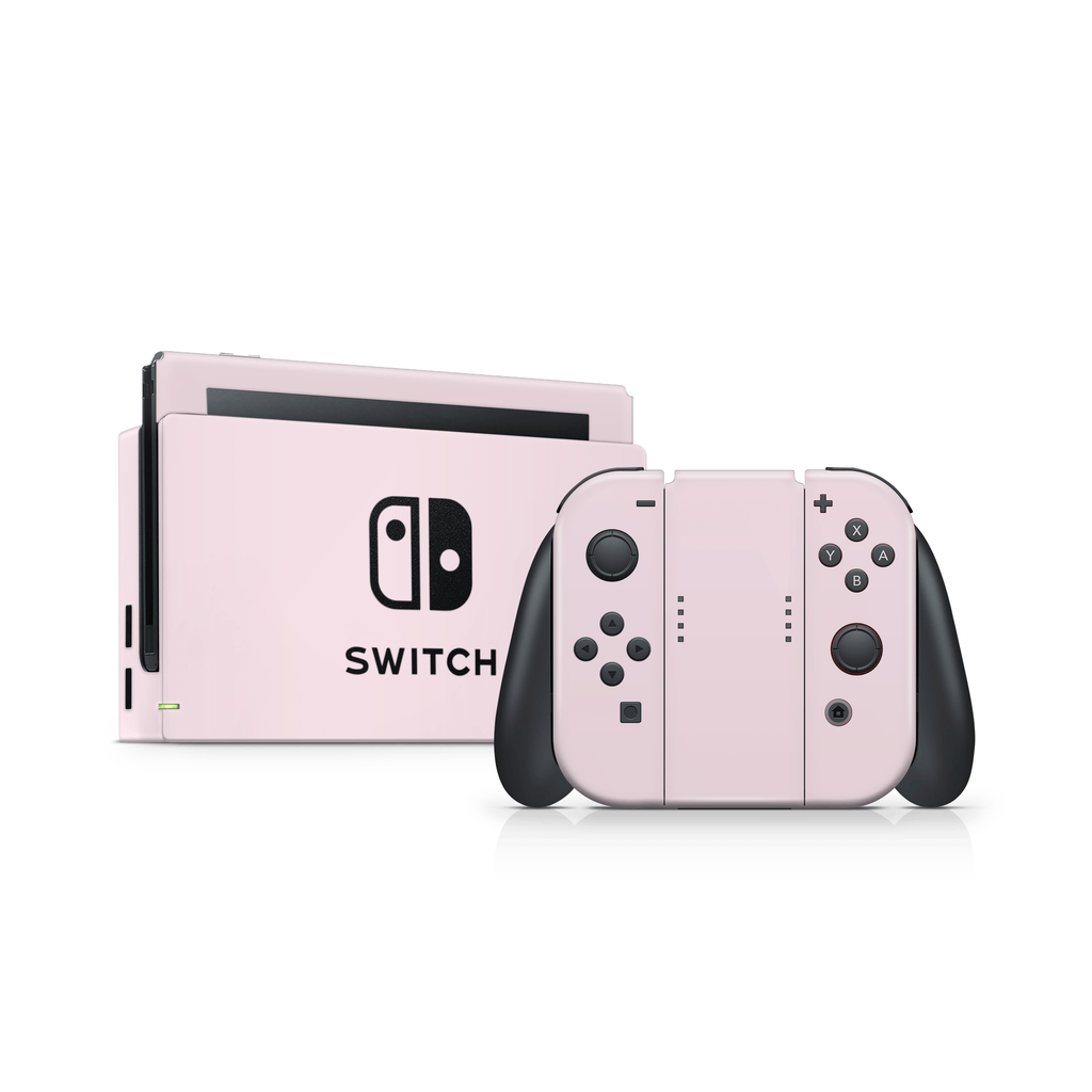 Baby Pink Nintendo Switch Decal Skin