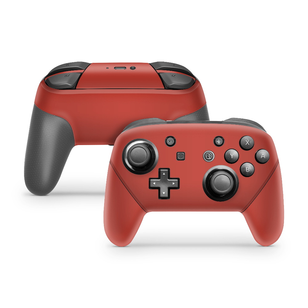 Cherry Red Nintendo Switch Pro Controller Decal Skins
