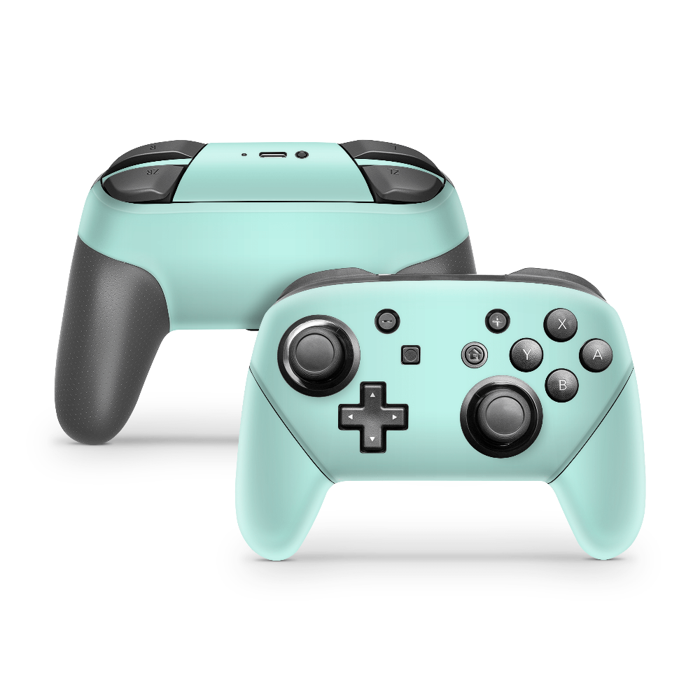 Cool Mint Nintendo Switch Pro Controller Decal Skins