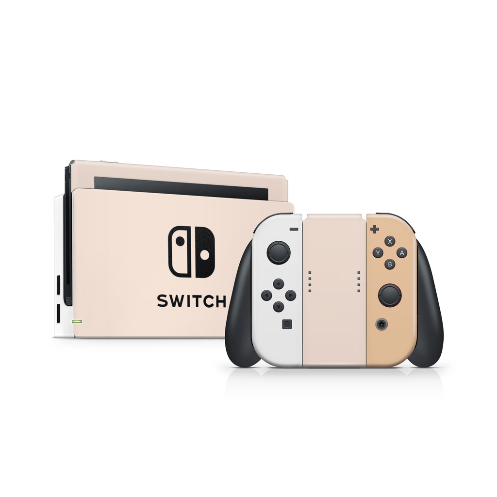 Creme Beige Nintendo Switch Decal Skin