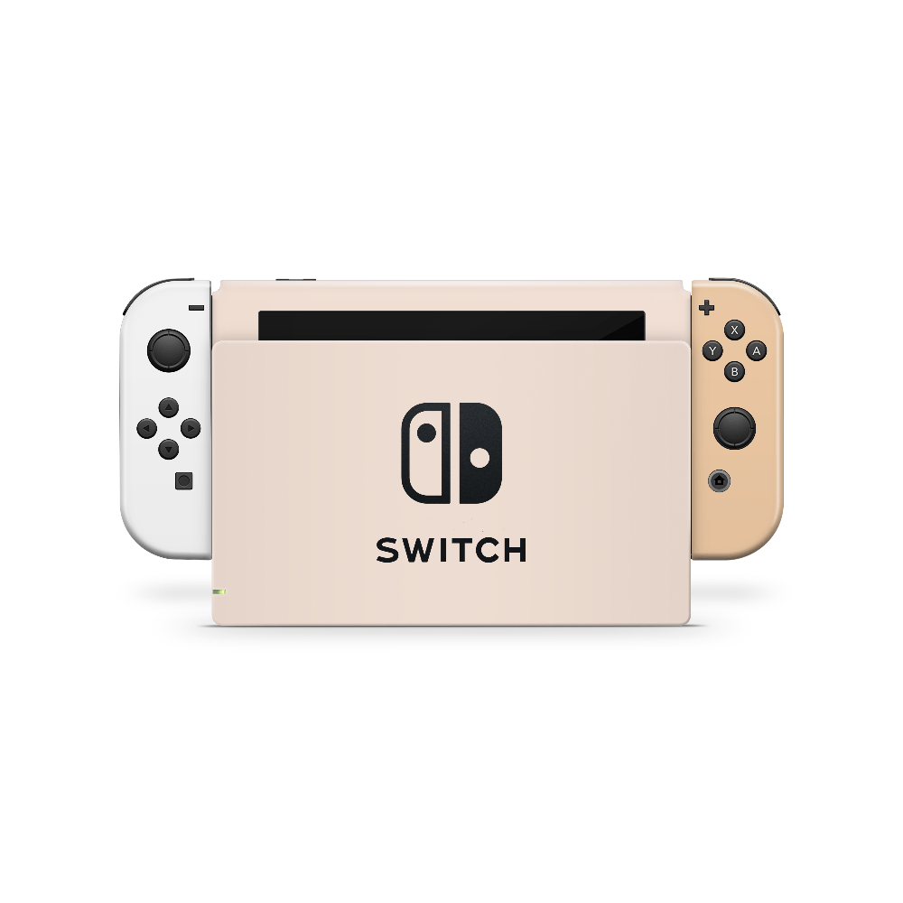 Creme Beige Nintendo Switch Decal Skin