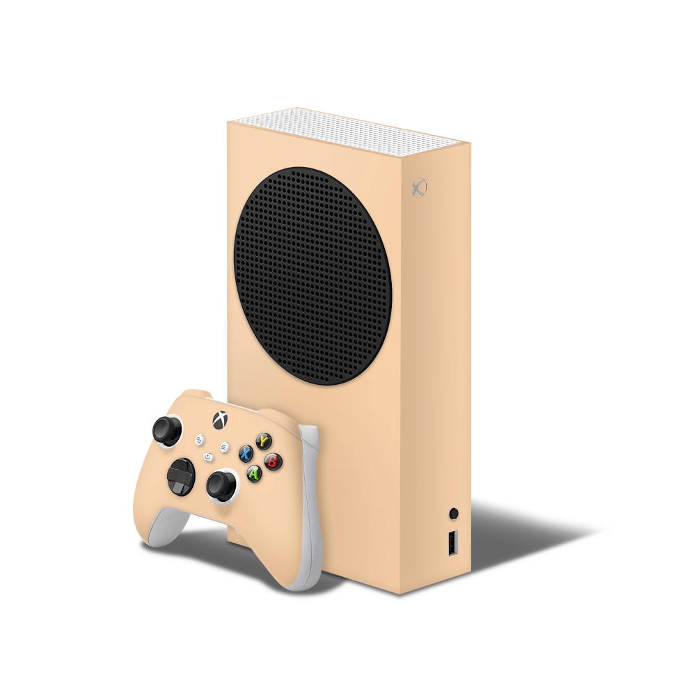 Creme Orange Xbox Series S Decal Skin