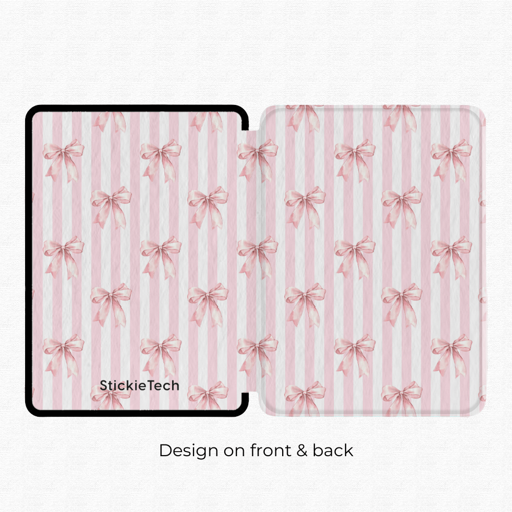 Blush Bows - Lightweight Everyday Kindle Case