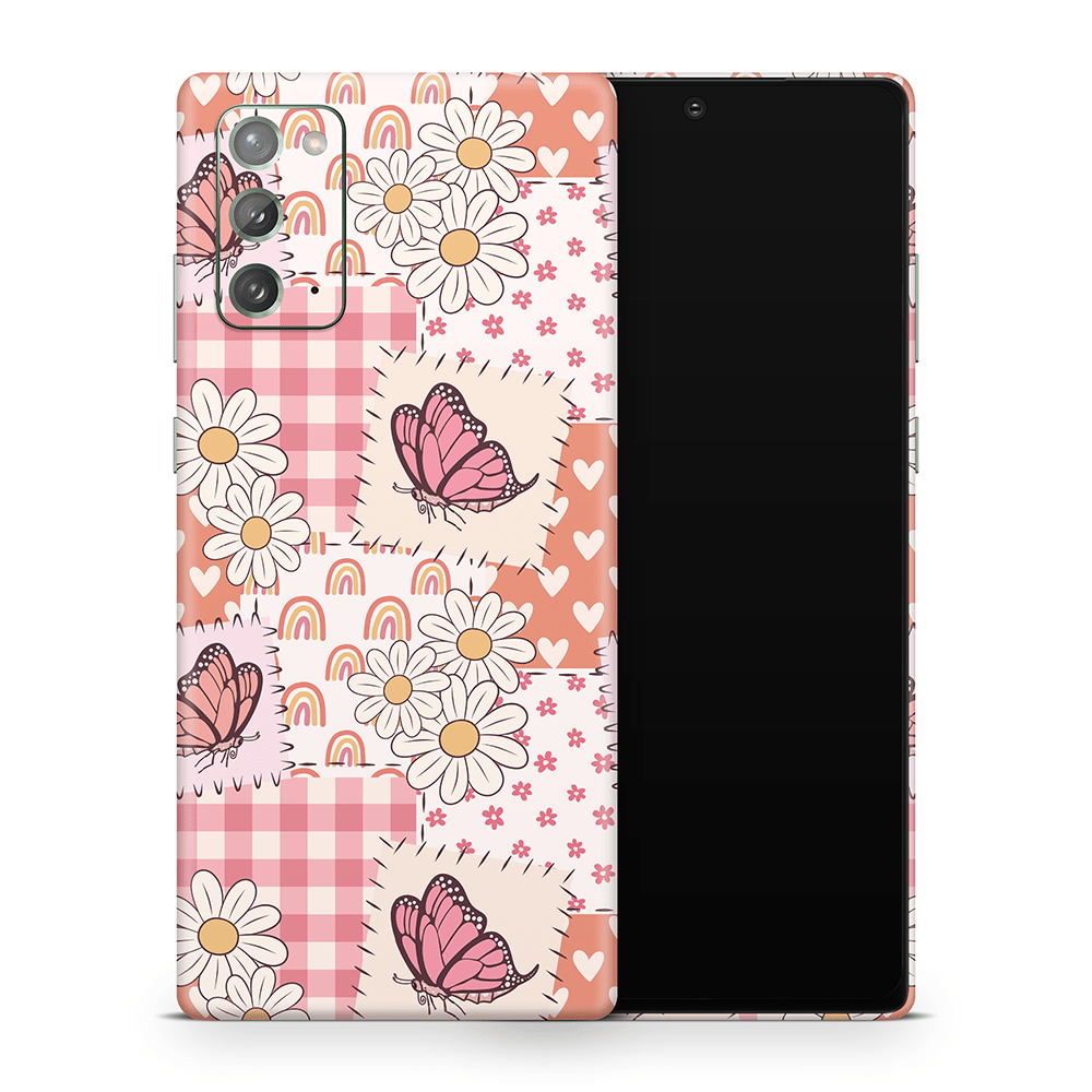 Blush Patchwork Samsung Galaxy Note Decal Skins