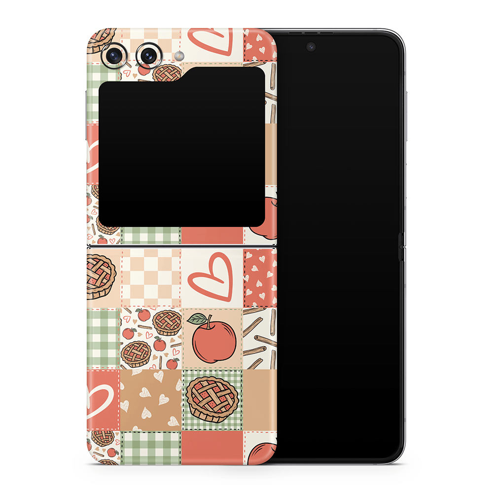 Cozy Pie Patchwork Samsung Galaxy Z Flip / Fold Decal Skins