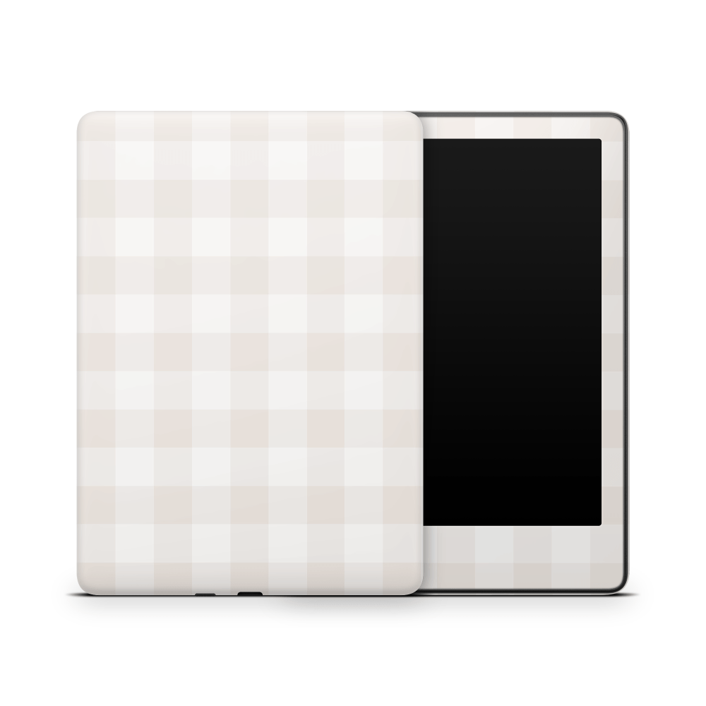 Beige Linen Amazon Kindle Decal Skins