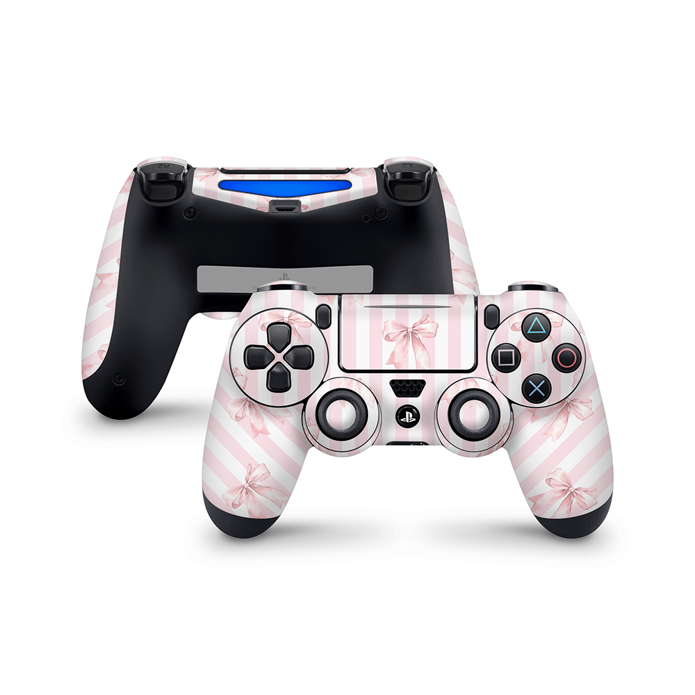 Blush Bows PS4 DualShock Controller Decal Skin