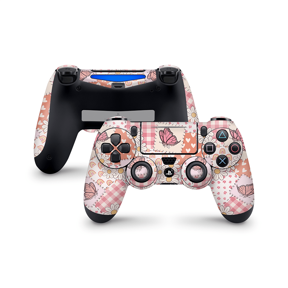 Blush Patchwork PS4 DualShock Controller Decal Skin