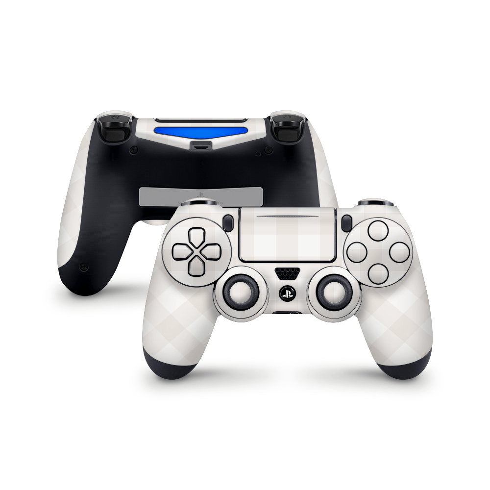 Beige Linen PS4 DualShock Controller Decal Skin