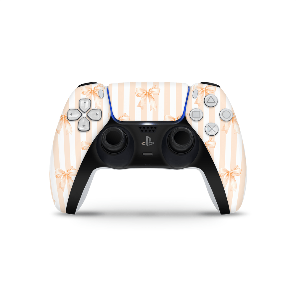 Apricot Bows PS5 Controller Decal Skin
