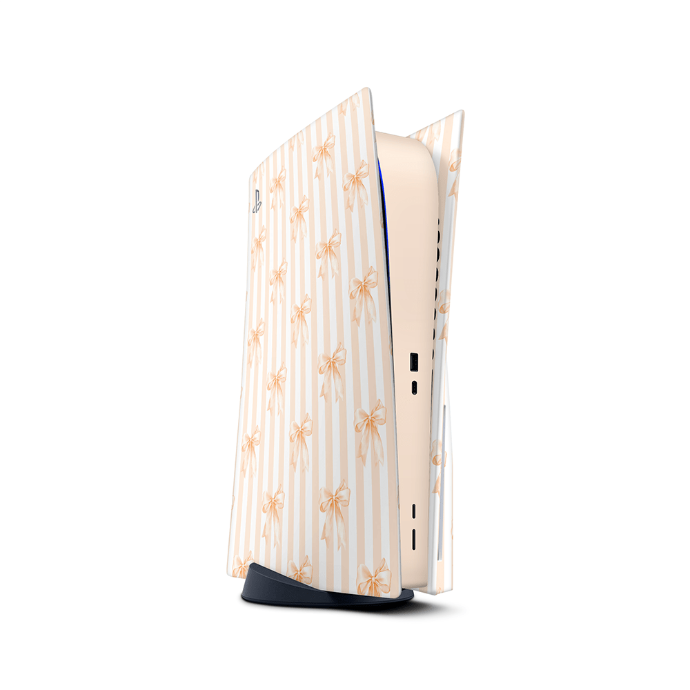 Apricot Bows PS5 Decal Skins