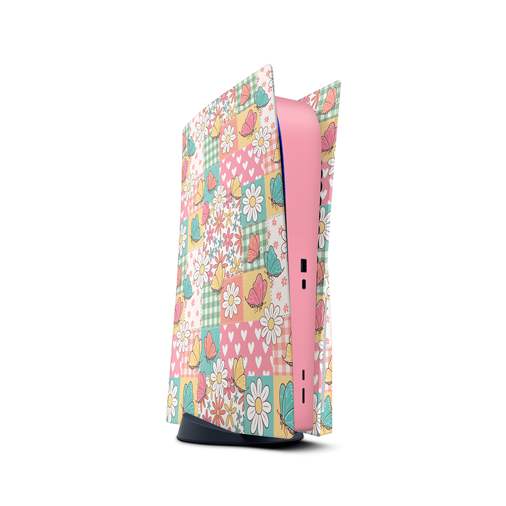Butterfly Patchwork PS5 Decal Skins