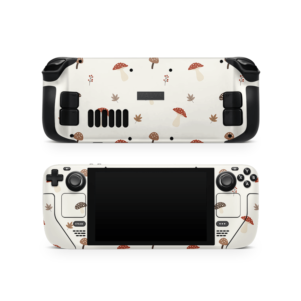 Autumn Mushies Steam Deck LCD / OLED Decal Skin