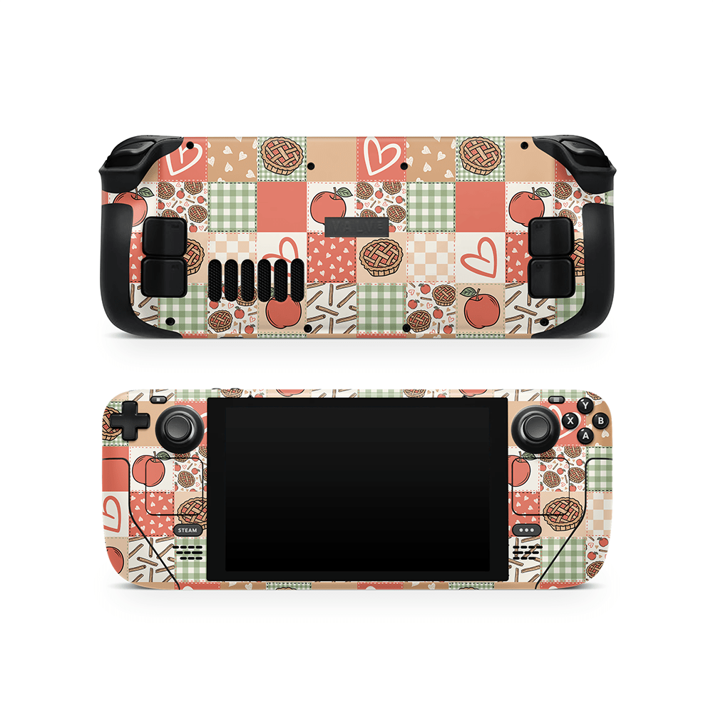 Cozy Pie Patchwork Steam Deck LCD / OLED Decal Skin