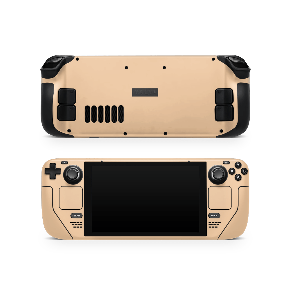 Creme Orange Steam Deck LCD / OLED Decal Skin
