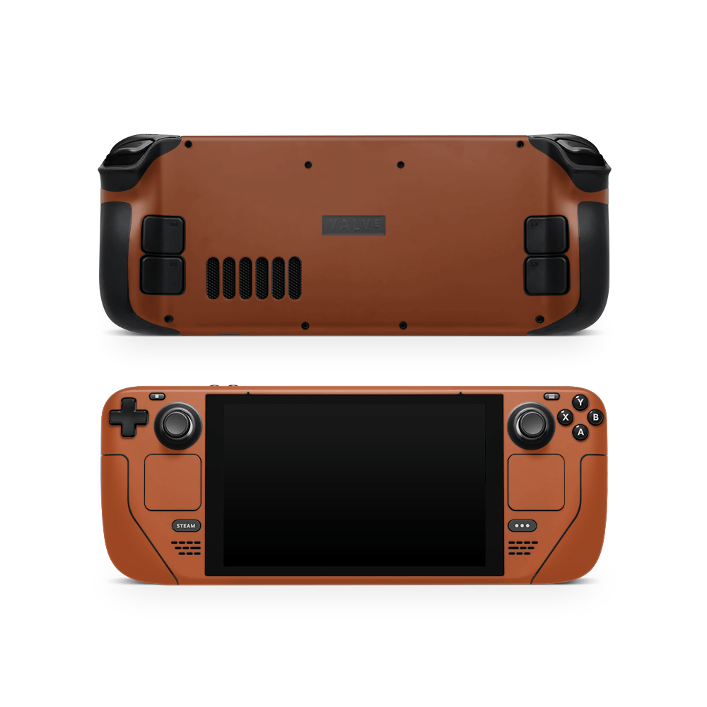 Burnt Orange Steam Deck LCD / OLED Decal Skin
