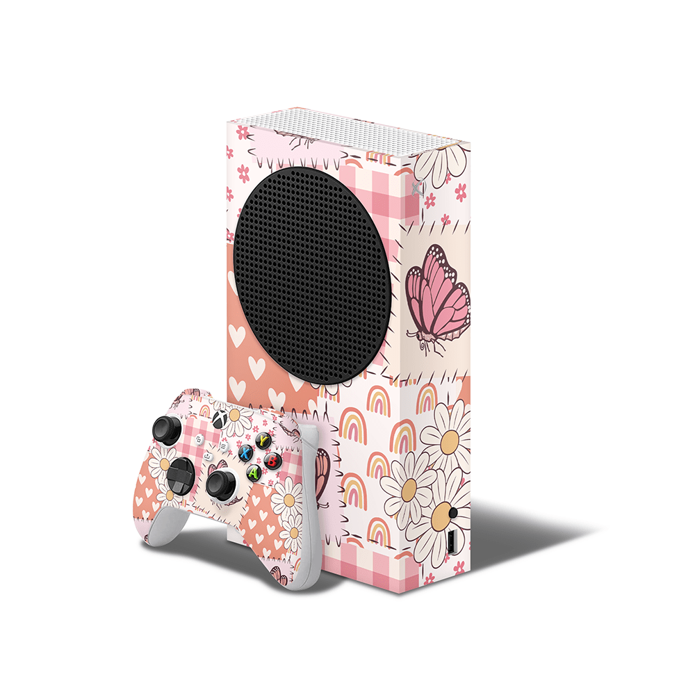 Blush Patchwork Xbox Series S Decal Skin