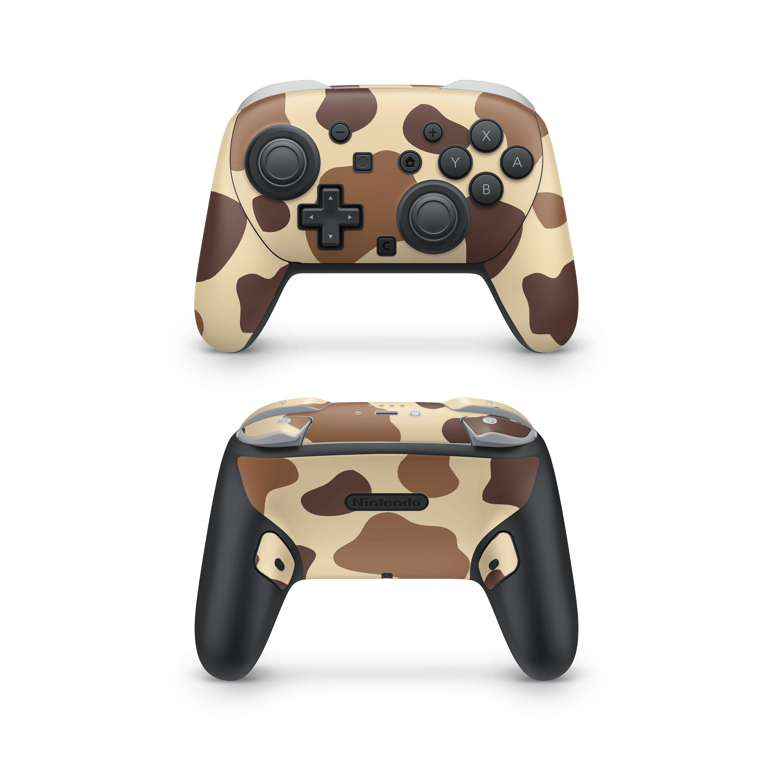 Chocolate Moo Moo Nintendo Switch Pro Controller Decal Skins