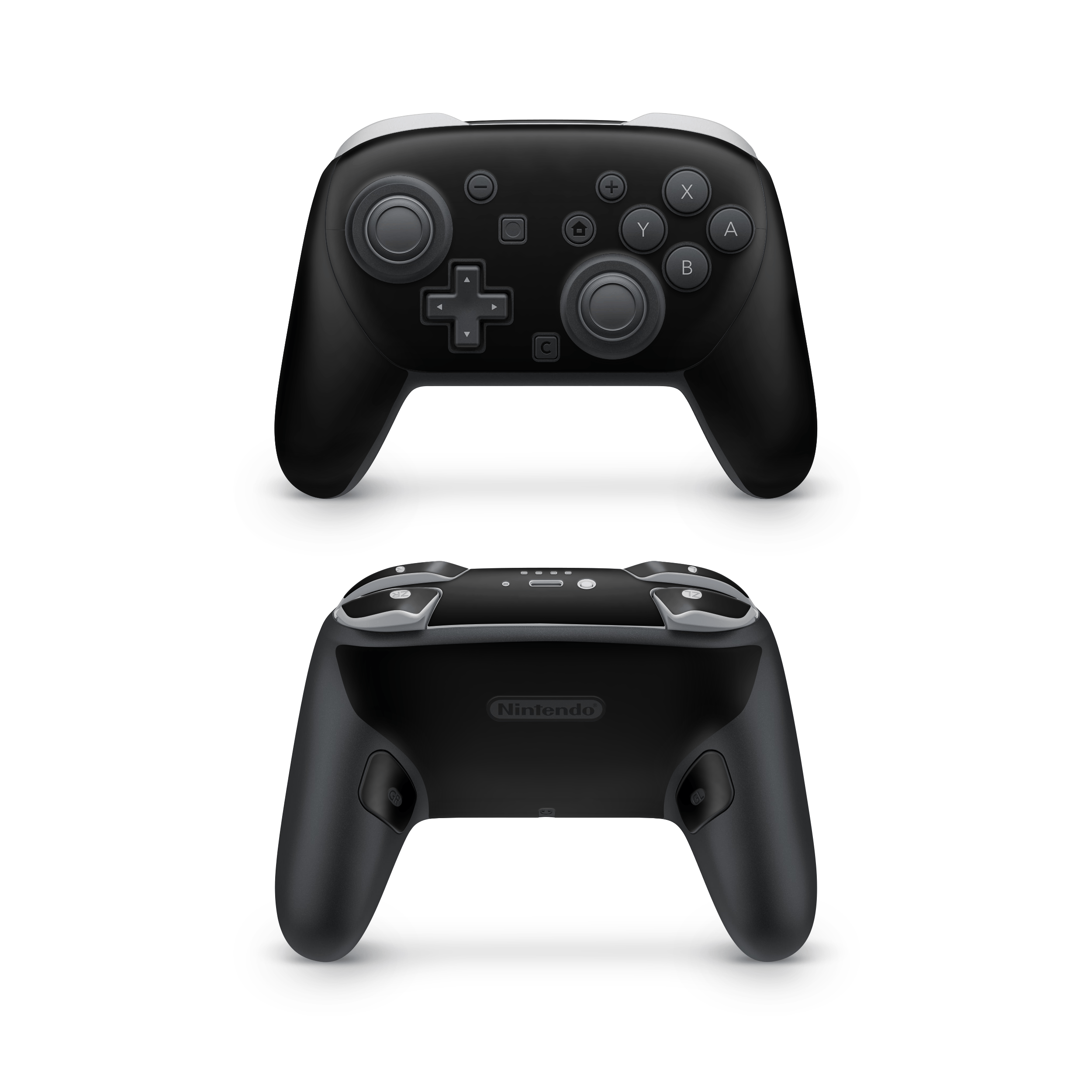 Blackout Nintendo Switch Pro Controller Decal Skins